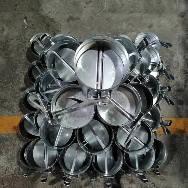 通風(fēng)管道手動(dòng)調(diào)節(jié)閥 不銹鋼變量防火閥反應(yīng)迅速-韓品世通